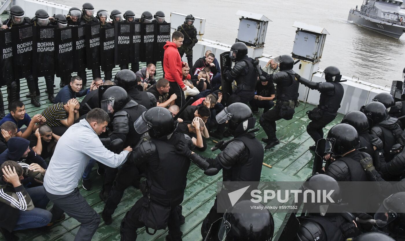 Russia Riot Police Drills