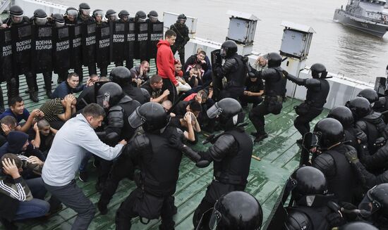 Russia Riot Police Drills