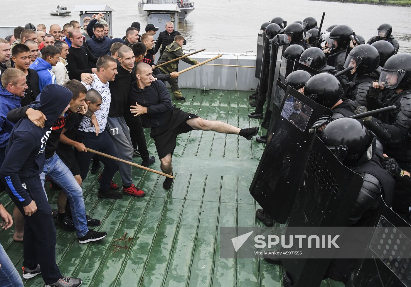 Russia Riot Police Drills