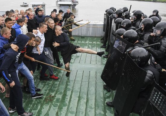Russia Riot Police Drills