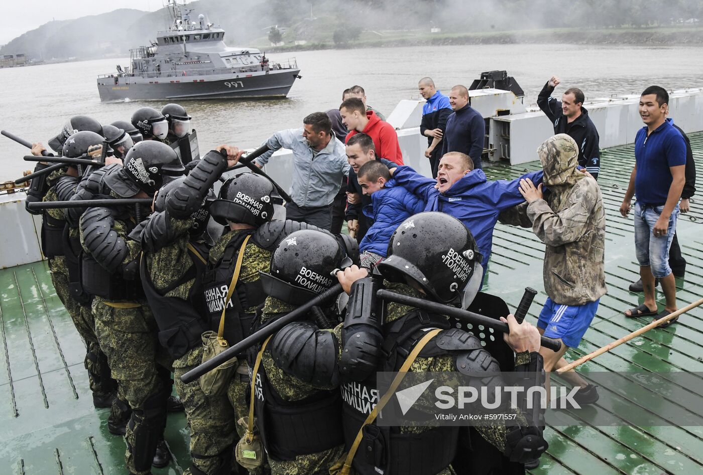Russia Riot Police Drills