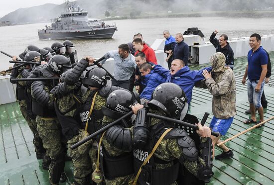 Russia Riot Police Drills