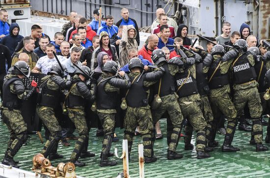 Russia Riot Police Drills