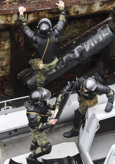 Russia Riot Police Drills