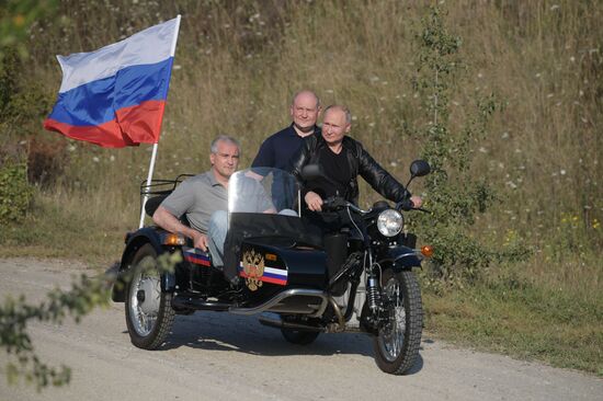 Russia Putin Crimea Bike Festival