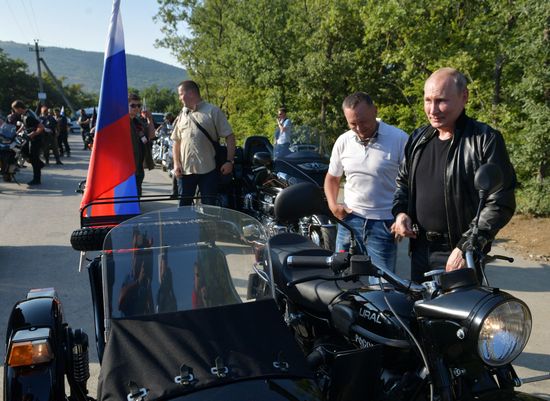 Russia Putin Crimea Bike Festival