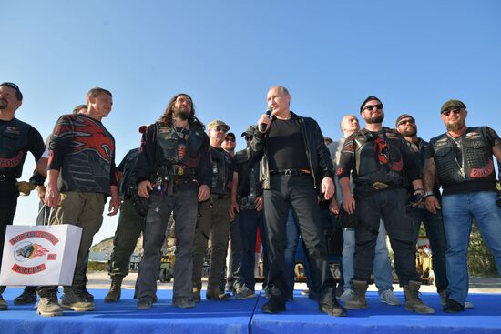 Russia Putin Crimea Bike Festival