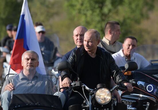 Russia Putin Crimea Bike Festival