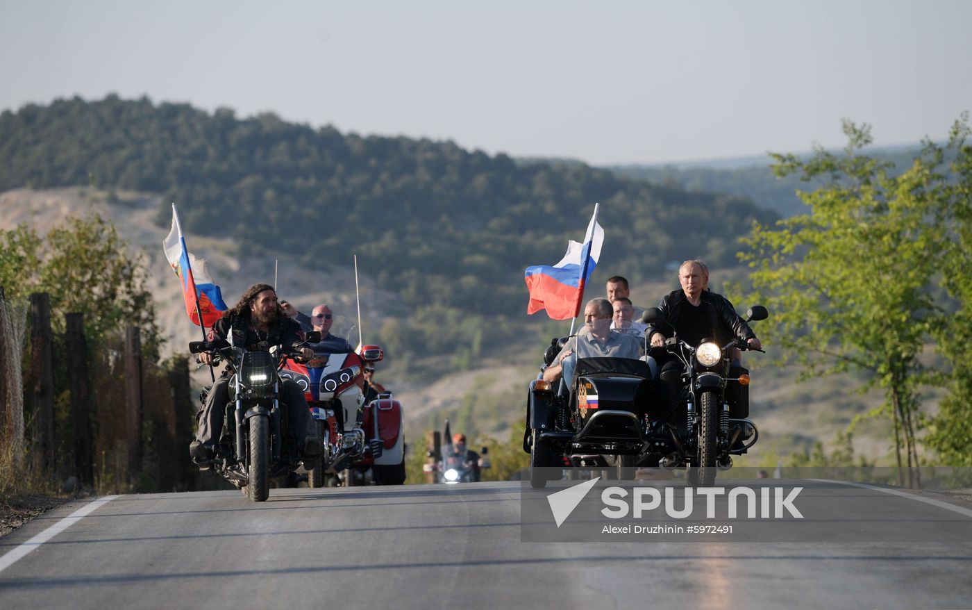 Russia Putin Crimea Bike Festival