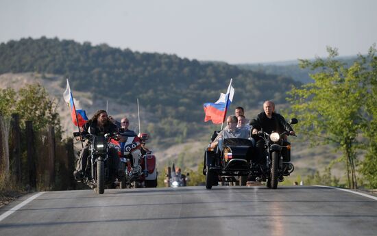 Russia Putin Crimea Bike Festival