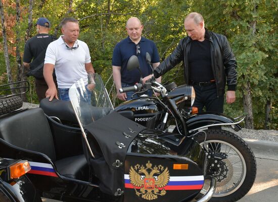 Russia Putin Crimea Bike Festival