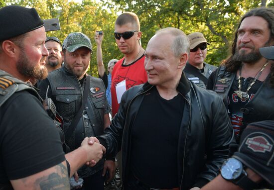 Russia Putin Crimea Bike Festival