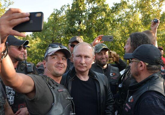 Russia Putin Crimea Bike Festival