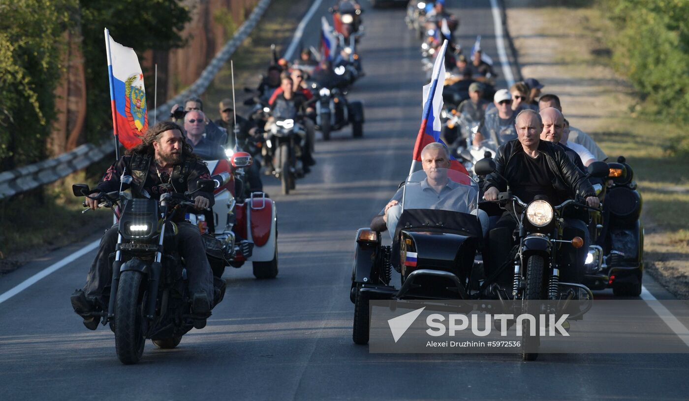Russia Putin Crimea Bike Festival