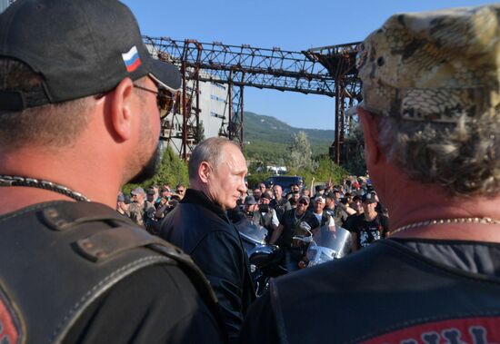 Russia Putin Crimea Bike Festival
