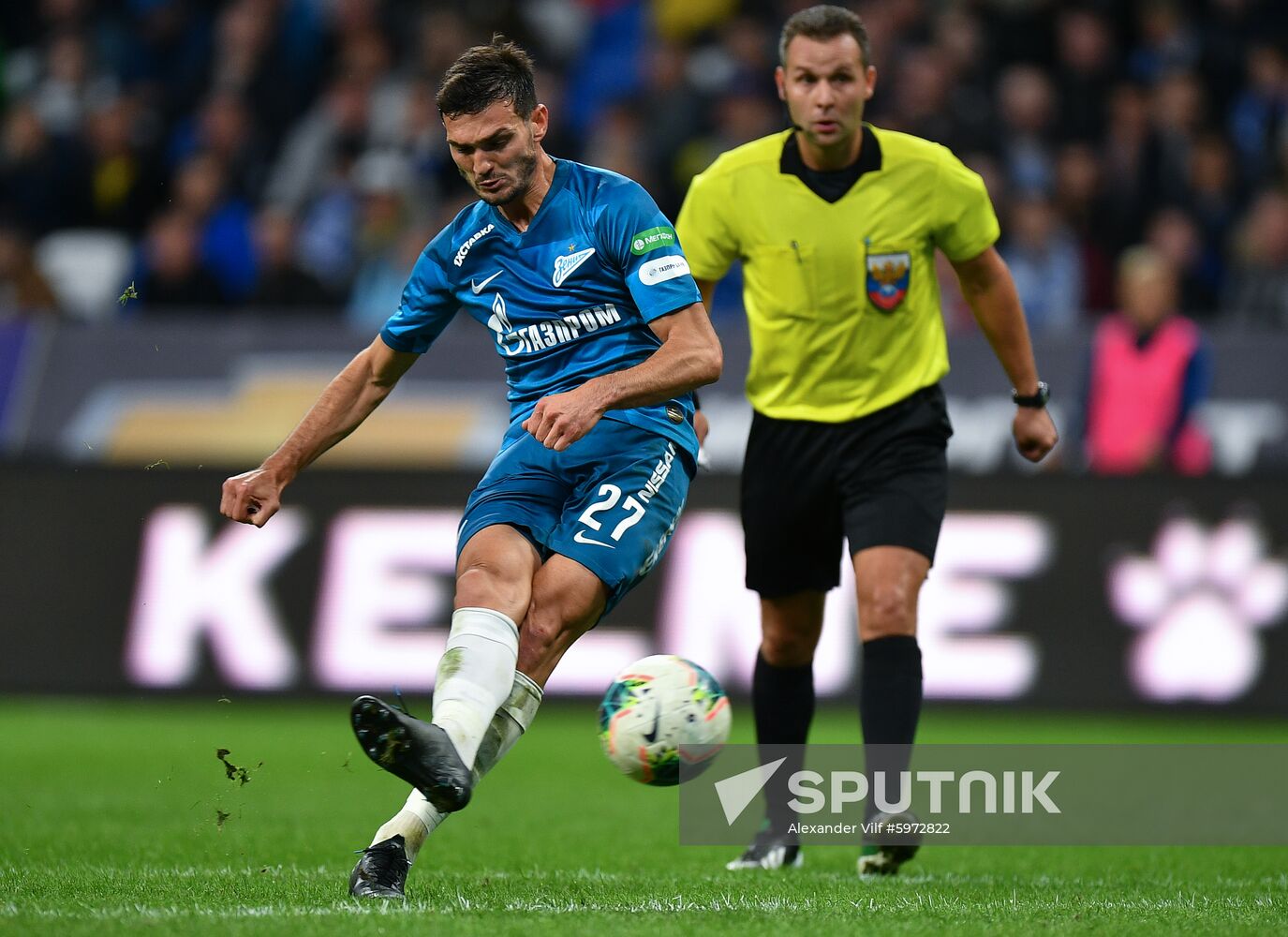 Russia Soccer Premier-League Dynamo - Zenit