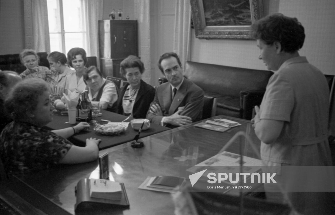 International Red Cross President Marcel Naville in Leningrad