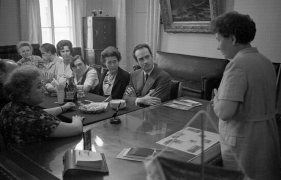 International Red Cross President Marcel Naville in Leningrad
