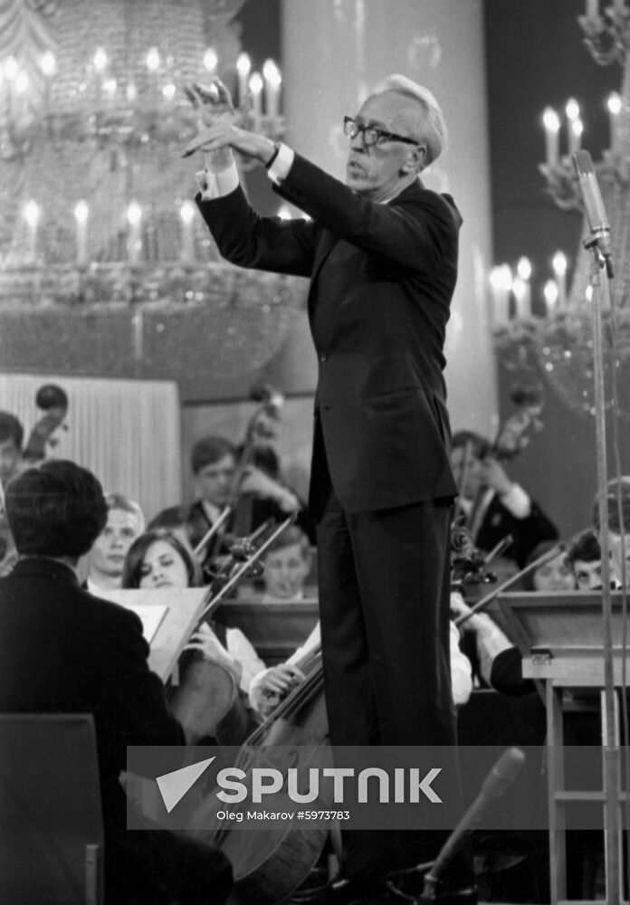 Conductor Dmitry Kabalevsky