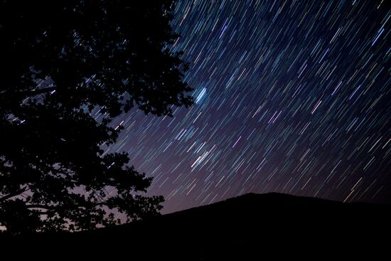 Russia Perseid Meteor Shower