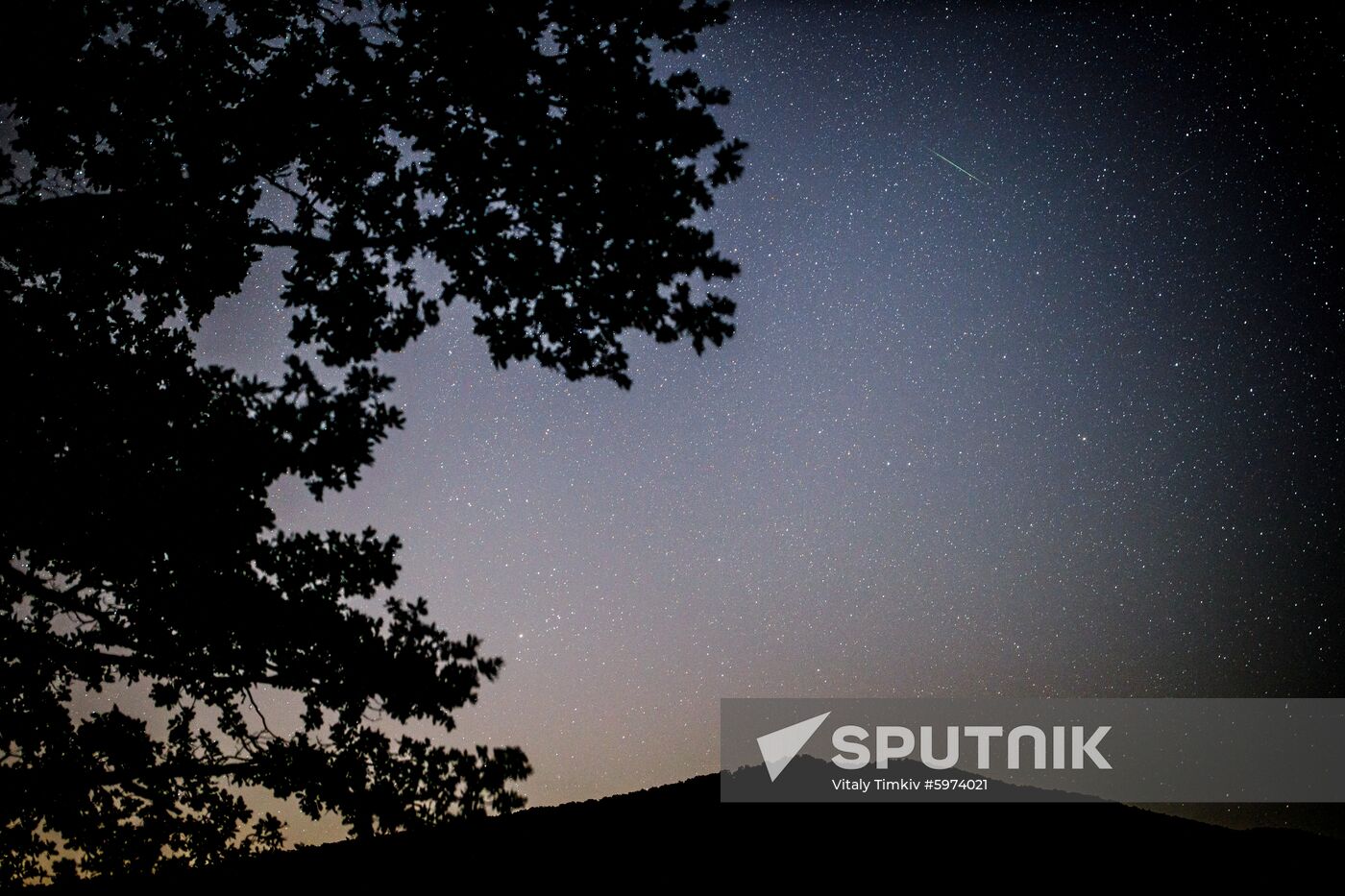 Russia Perseid Meteor Shower