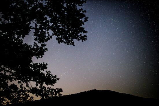 Russia Perseid Meteor Shower
