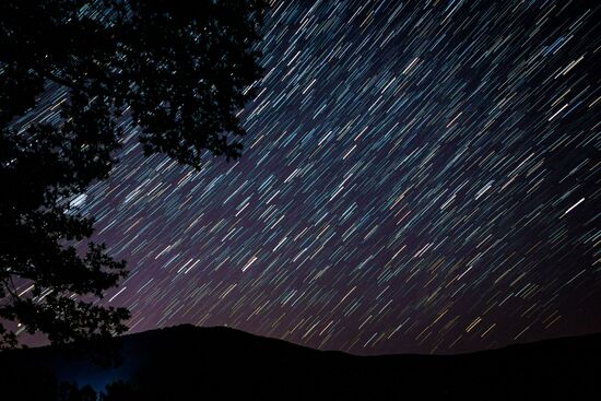 Russia Perseid Meteor Shower