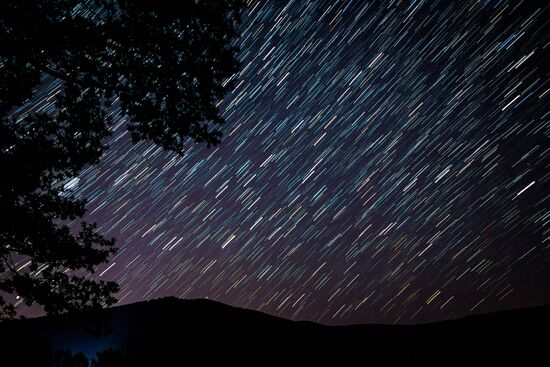 Russia Perseid Meteor Shower