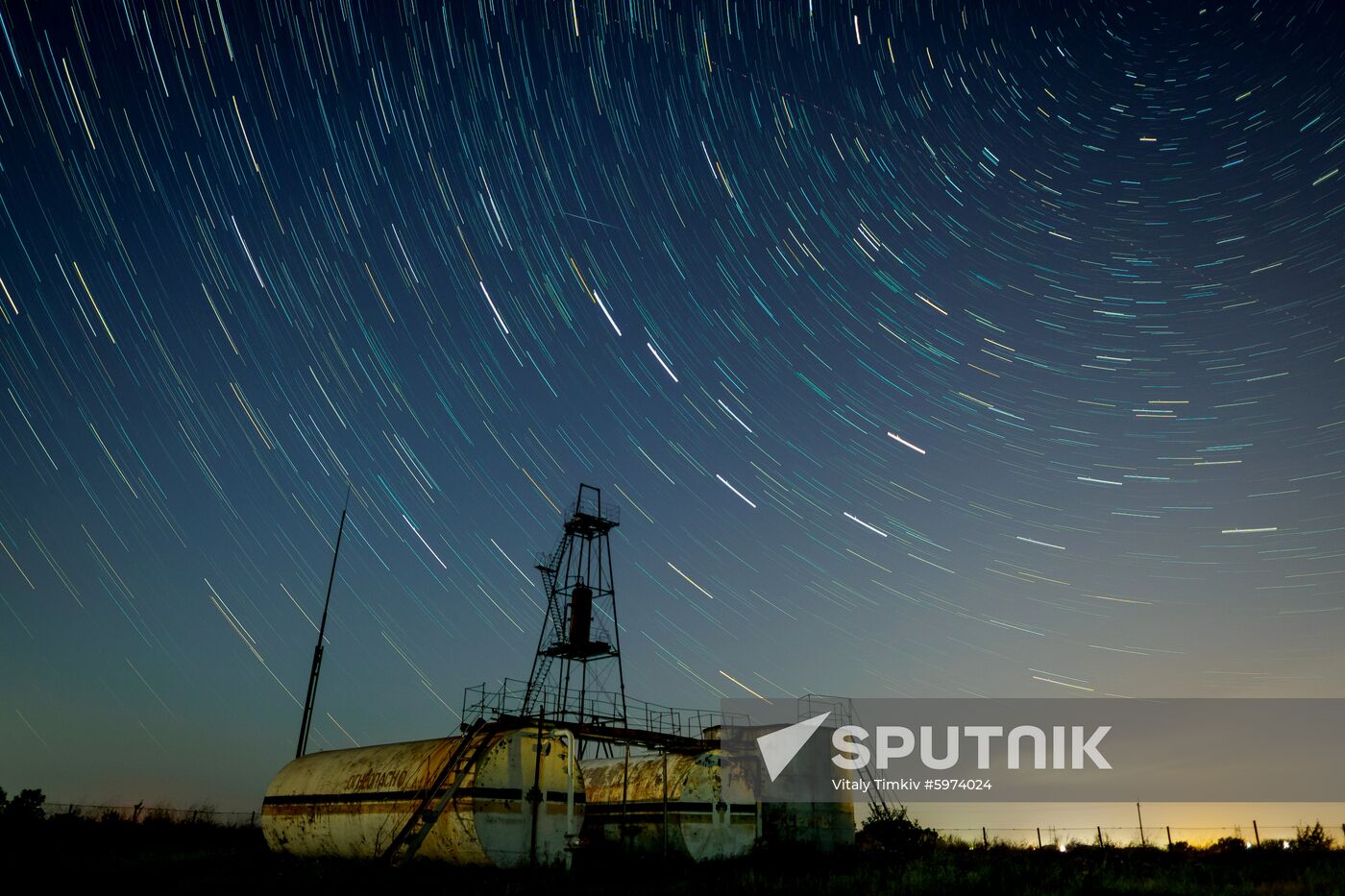 Russia Perseid Meteor Shower