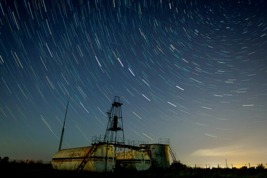 Russia Perseid Meteor Shower