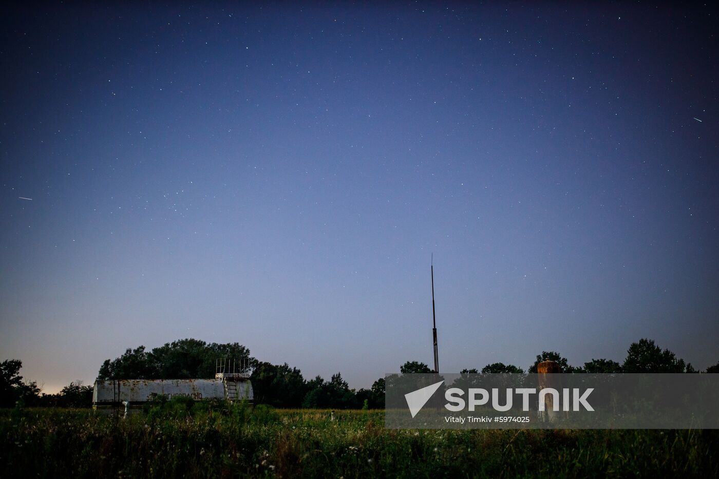 Russia Perseid Meteor Shower