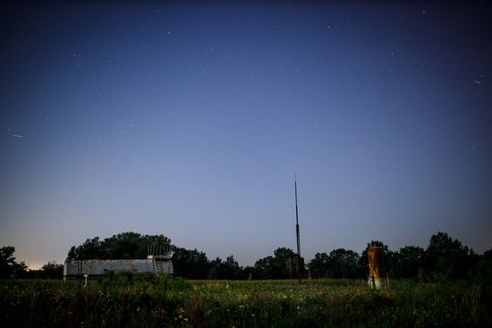 Russia Perseid Meteor Shower