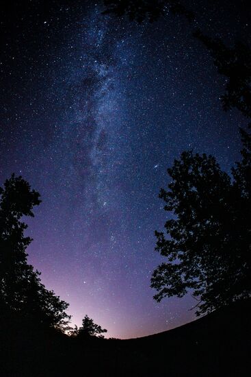Russia Perseid Meteor Shower