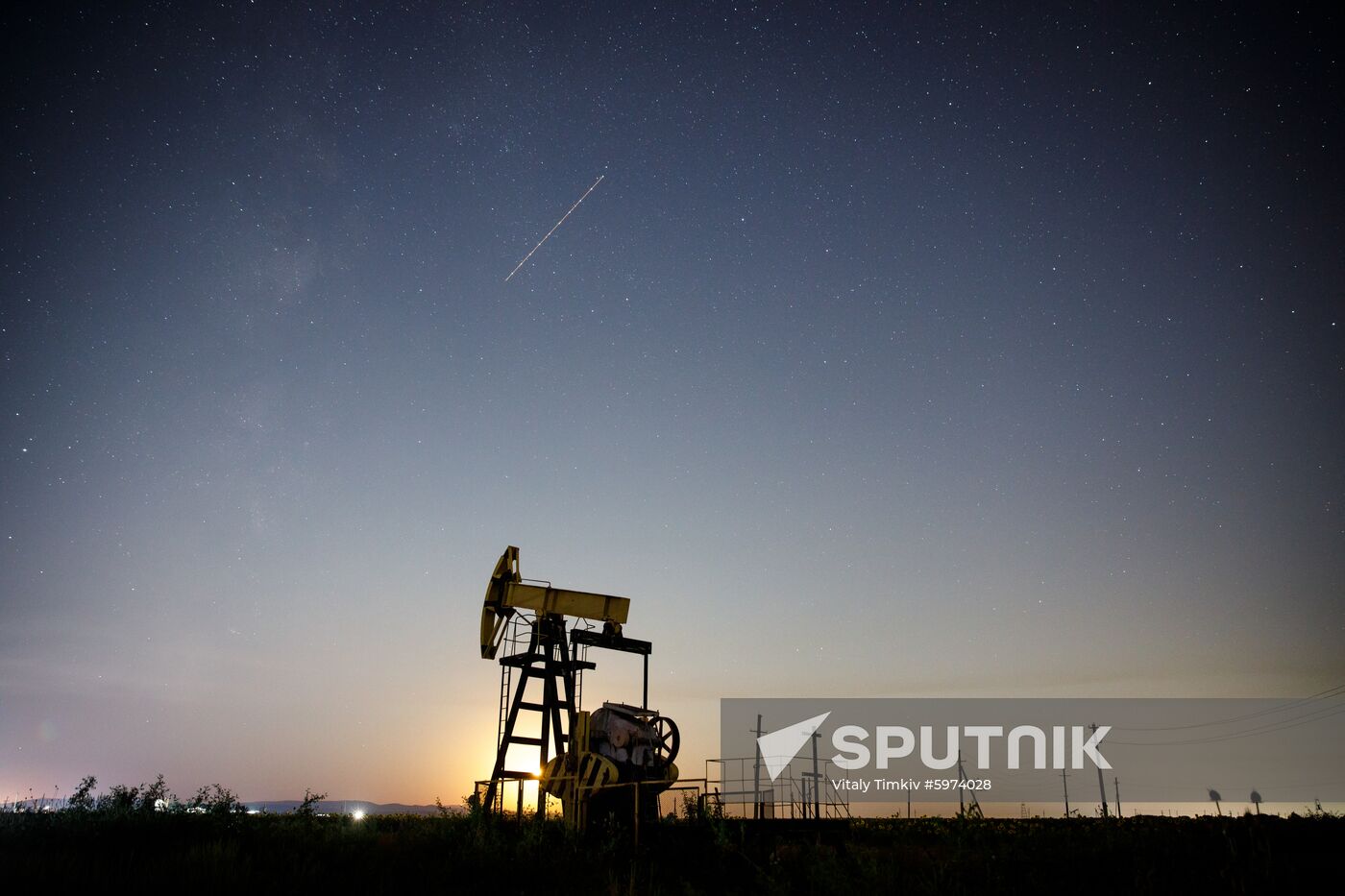 Russia Perseid Meteor Shower