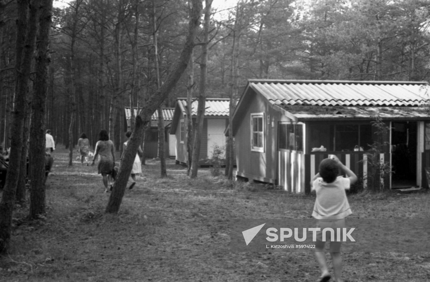 Summer dachas of Kaliningrad Fishing Port workers