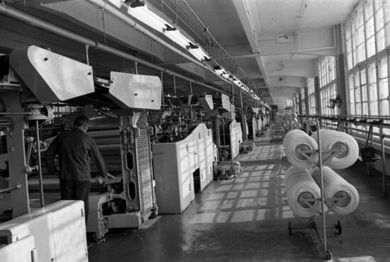 Oktyabrskaya state spinning and weaving mill in Leningrad
