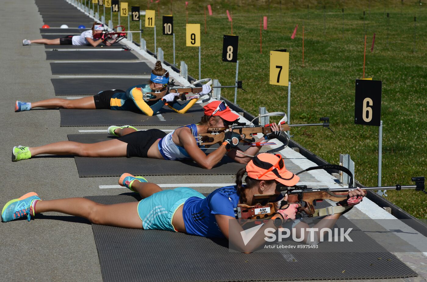 Russia Biathlon Training