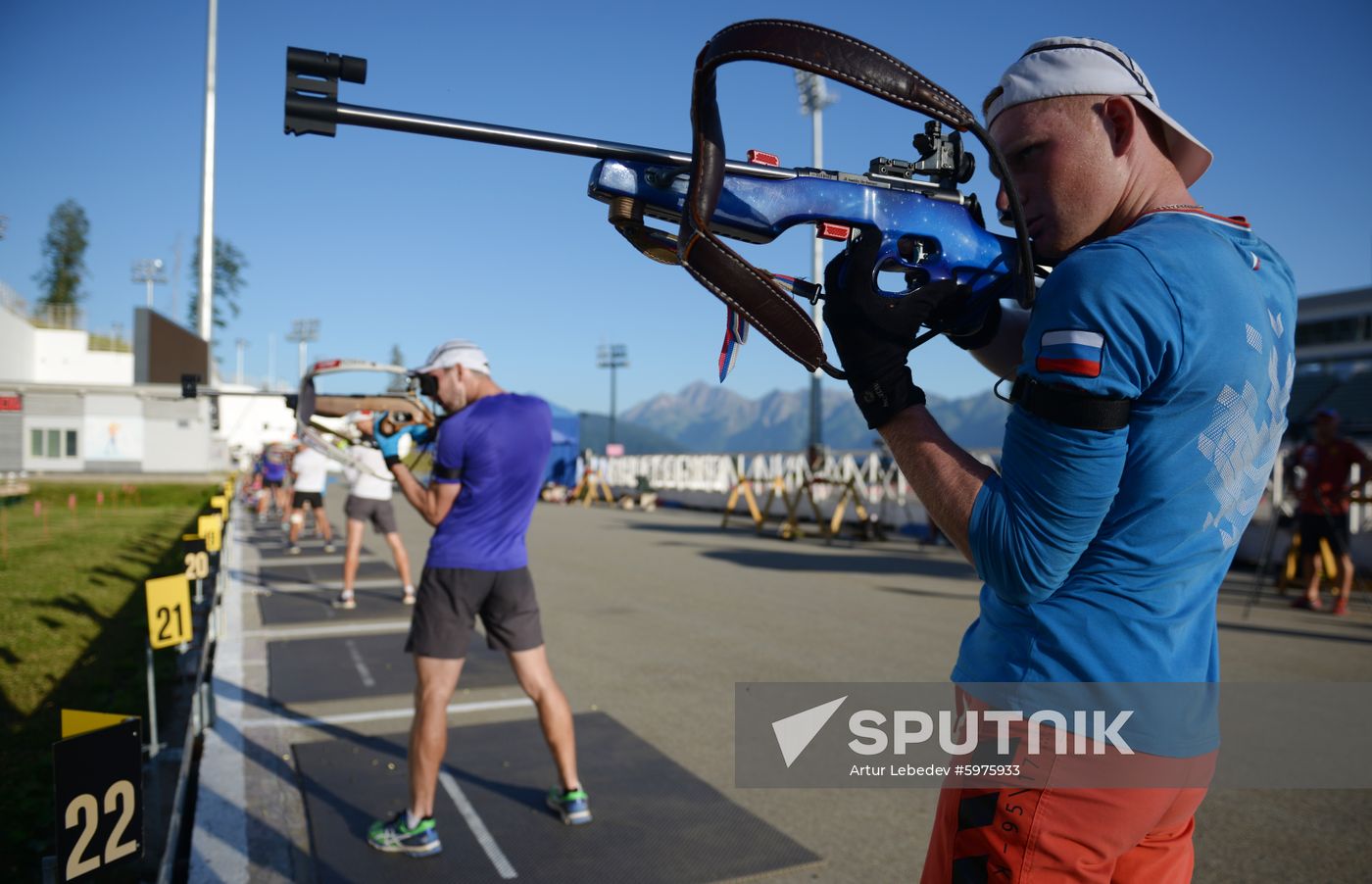 Russia Biathlon Training