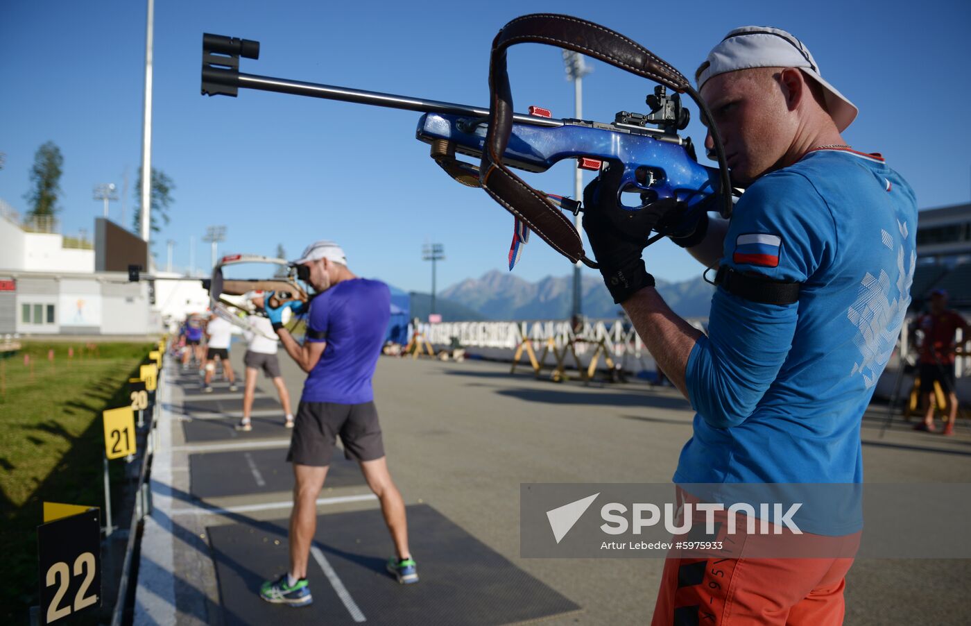 Russia Biathlon Training