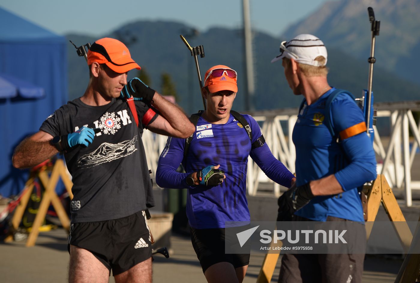 Russia Biathlon Training