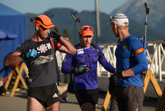Russia Biathlon Training