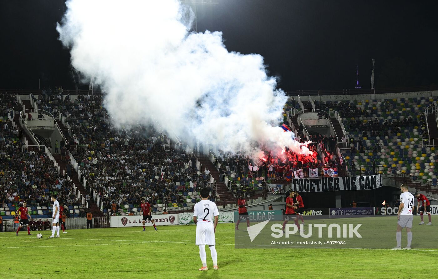 Georgia Soccer Europa League Saburtalo Tbilisi - Ararat-Armeni