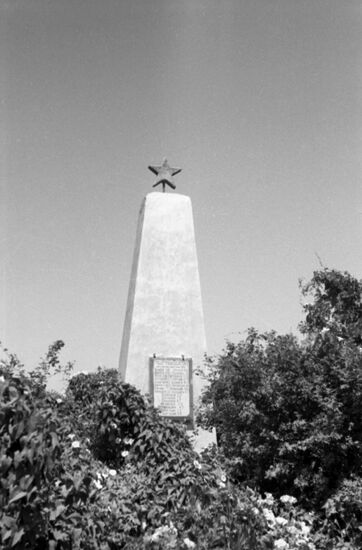 Monument to fallen Communards in Astrakhan Region