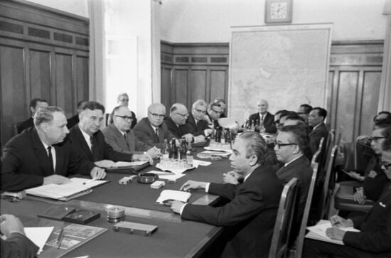 Indonesian Foreign Minister Adam Malik visits the USSR