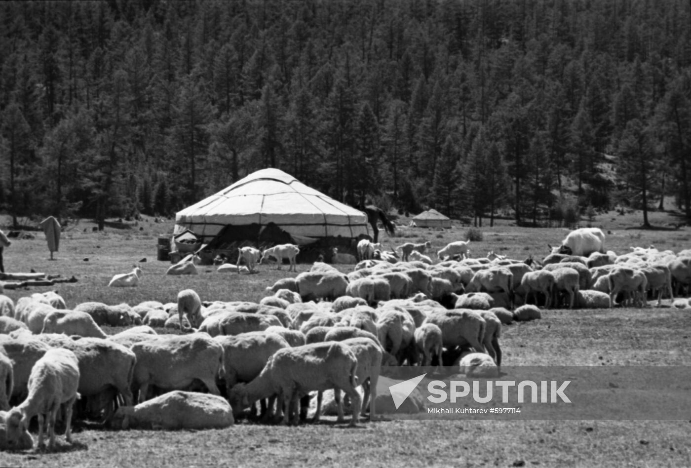 Ak-Erik collective farm in Tuva