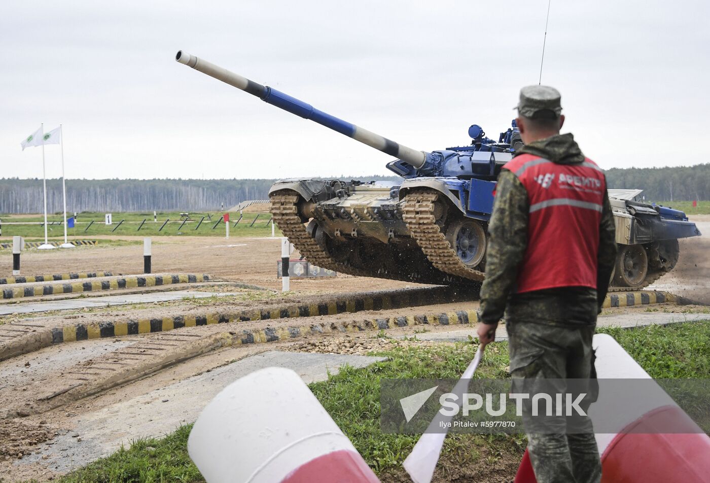 Russia Army Games Tank Biathlon