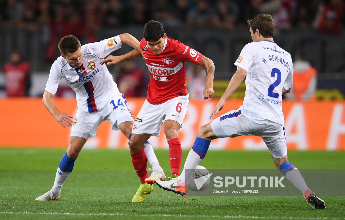 Russia Soccer Premier-League Spartak - CSKA