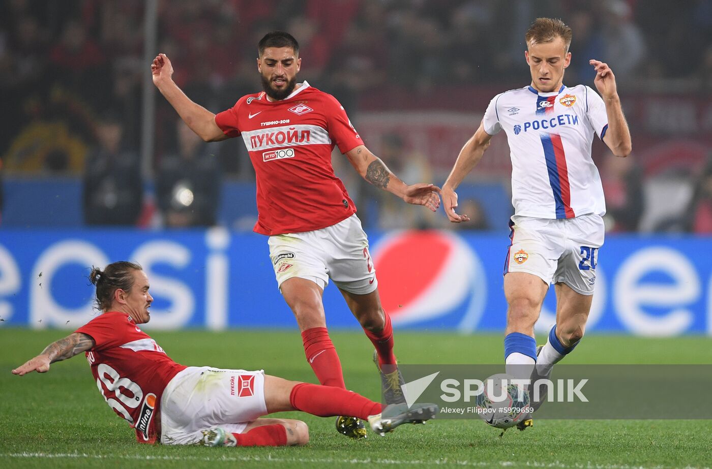 Russia Soccer Premier-League Spartak - CSKA