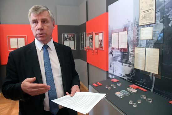 Opening of exhibition 1939: World War II Begins