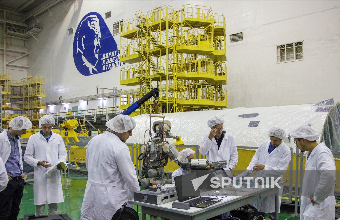 Kazakhstan Russia Space Robot